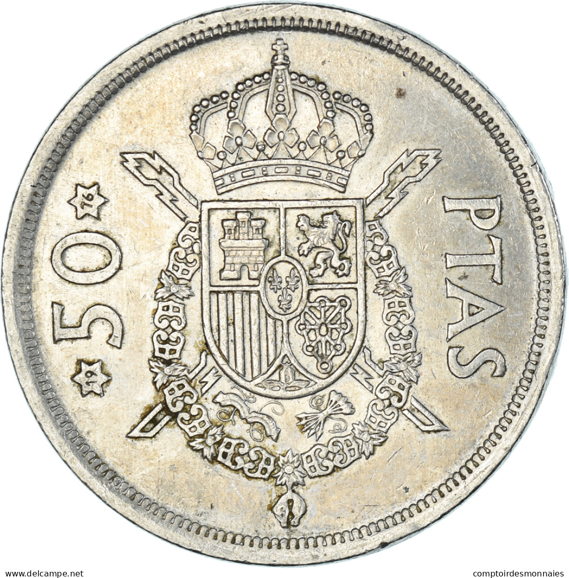 Monnaie, Espagne, 50 Pesetas, 1975 - 50 Peseta