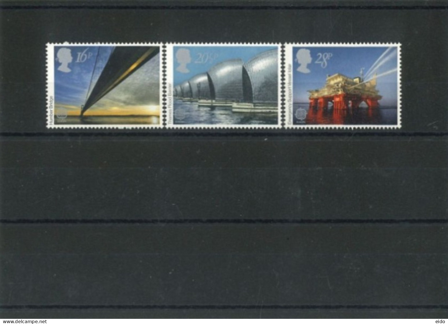 GREAT BRITAIN - 1983 - EUROPE ENGINEERING ACHIEVEMENTS STAMPS COMPLETE SET OF 3, SG # 1215/17, UMM(**). - Universal Mail Stamps