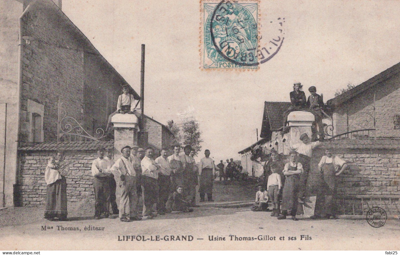 LIFFOL LE GRAND USINE THOMAS GILLOT ET SES FILS - Liffol Le Grand