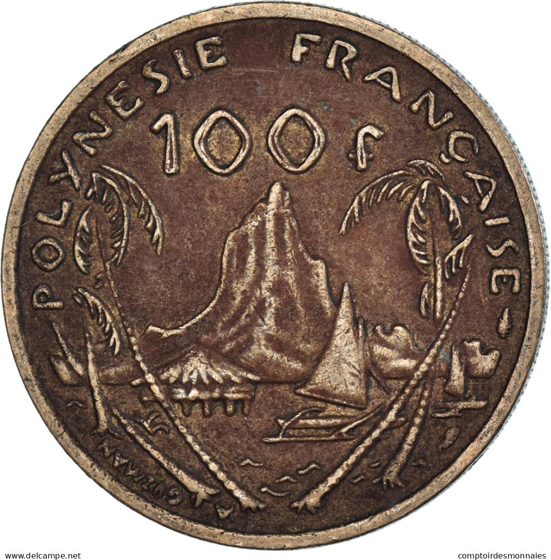 Monnaie, Polynésie Française, 100 Francs, 1982 - Polynésie Française