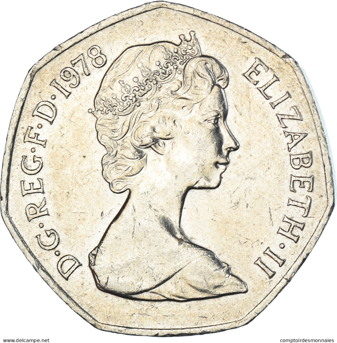 Monnaie, Grande-Bretagne, 50 New Pence, 1978 - 50 Pence