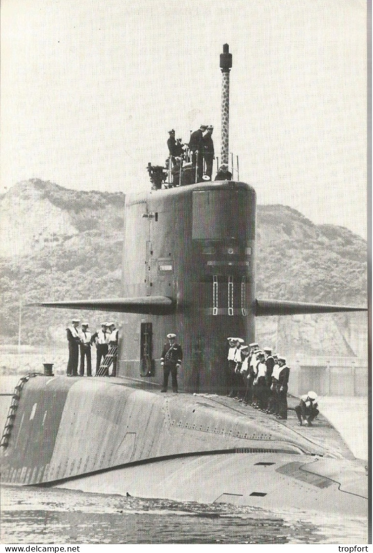 Fiche Sigma Photo  GUICHARD   Le TONNANT SOUS-MARIN Marine Guerre Nucléaire - Barcos