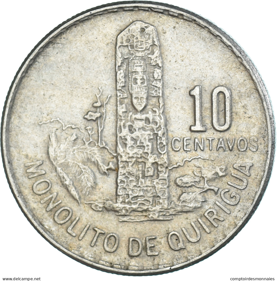 Monnaie, Guatemala, 10 Centavos, 1971 - Guatemala