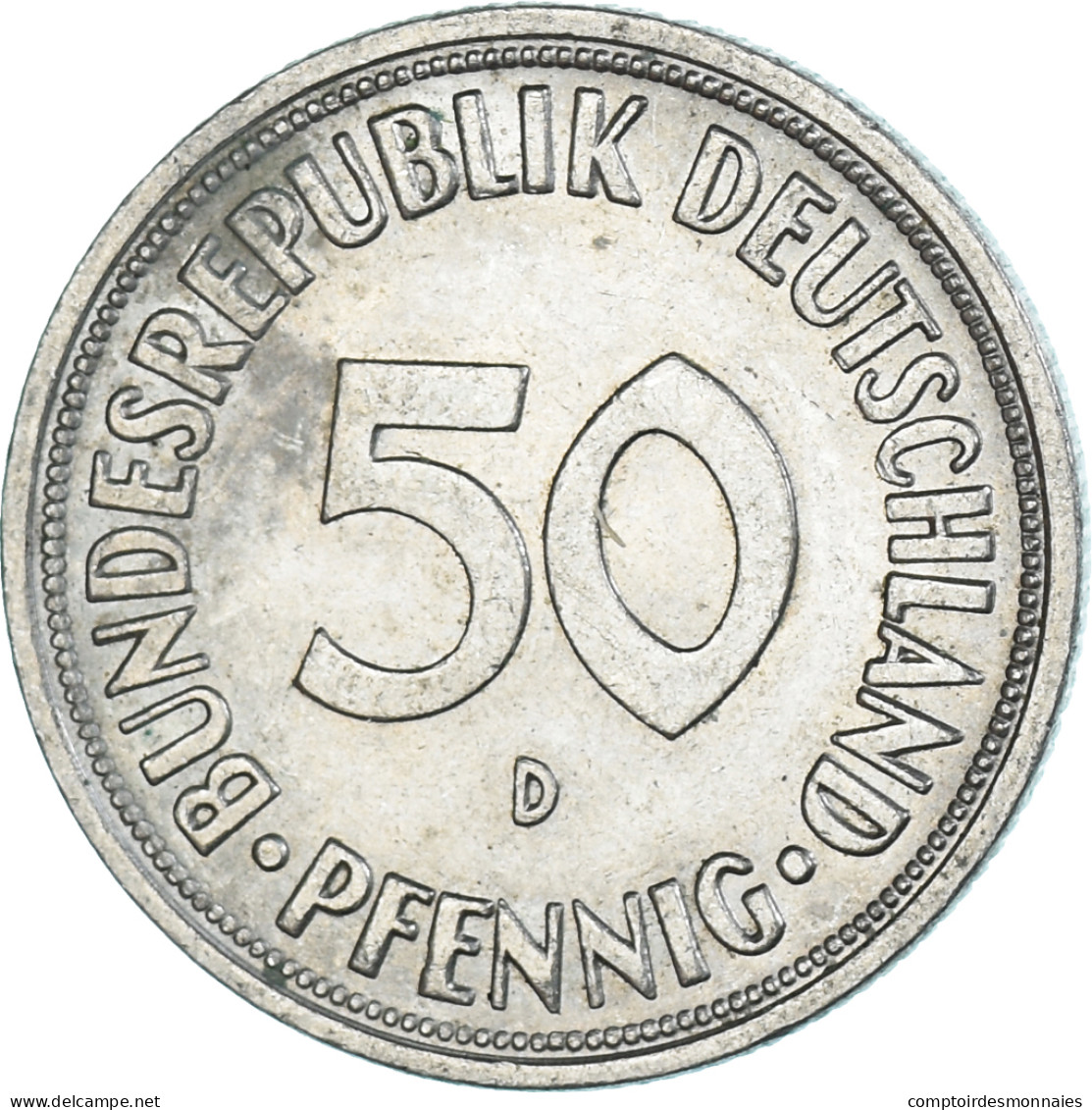 Monnaie, Allemagne, 50 Pfennig, 1969 - 50 Pfennig