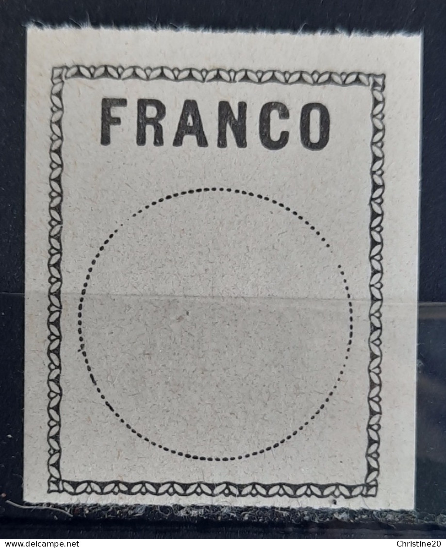 Suisse 1914 N°8 **TB Cote 55€ - Vrijstelling Van Portkosten