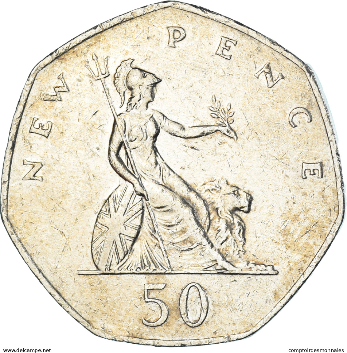 Monnaie, Grande-Bretagne, 50 New Pence, 1980 - 50 Pence
