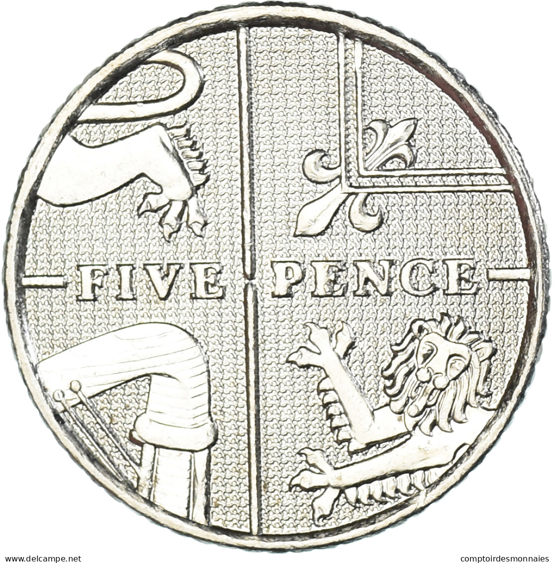 Monnaie, Grande-Bretagne, 5 Pence, 2008 - 5 Pence & 5 New Pence