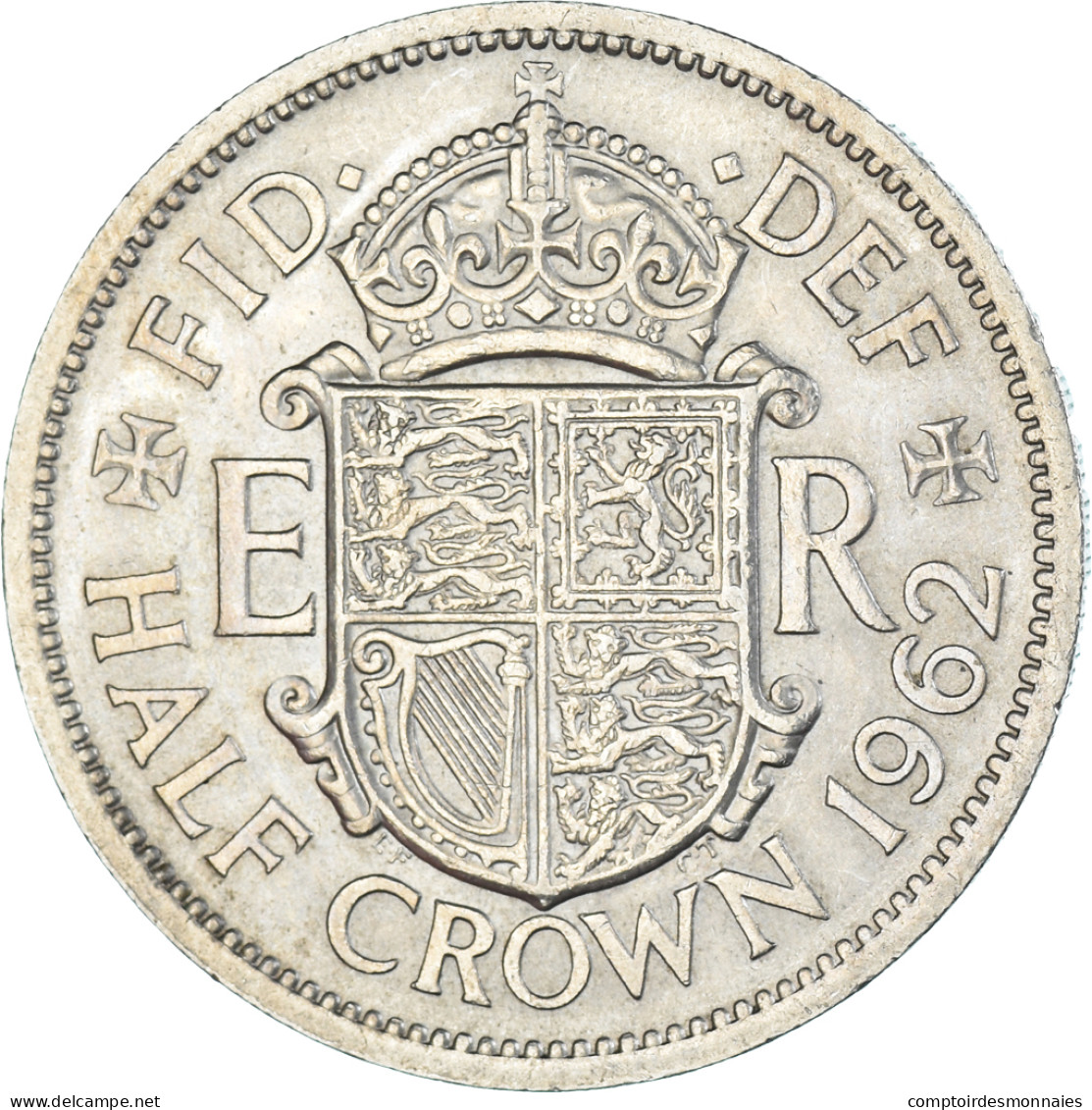 Monnaie, Grande-Bretagne, 1/2 Crown, 1962 - K. 1/2 Crown