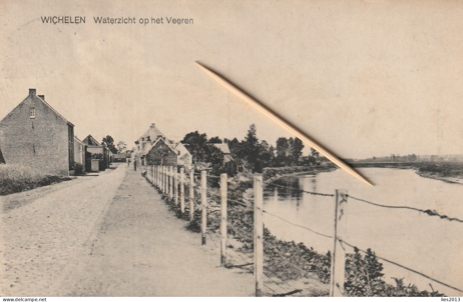 Wichelen, Waterzicht Op Het Veeren,  2 Scans - Wichelen