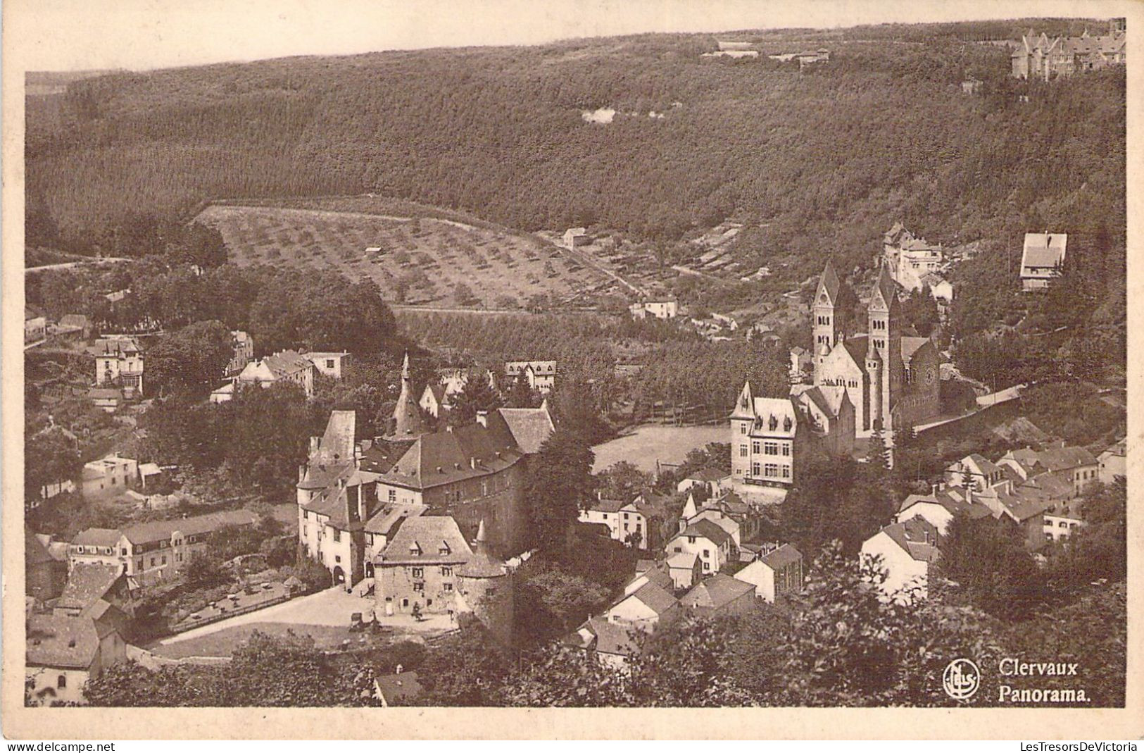 LUXEMBOURG - CLERVAUX - Panorama - Carte Postale Ancienne - Clervaux