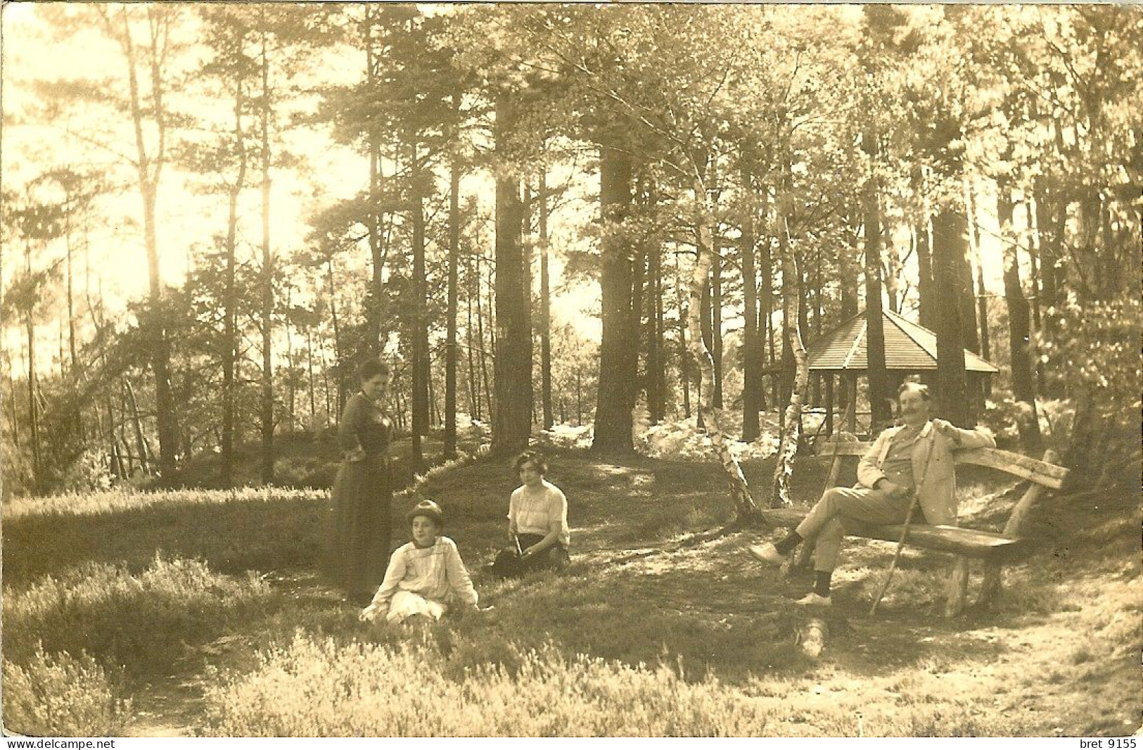 78 CARTE PHOTO EXCEPTIONNELLE SAINT LEGER EN YVELINES LA BUTTE A L ANE RAMBOUILLET - St. Leger En Yvelines