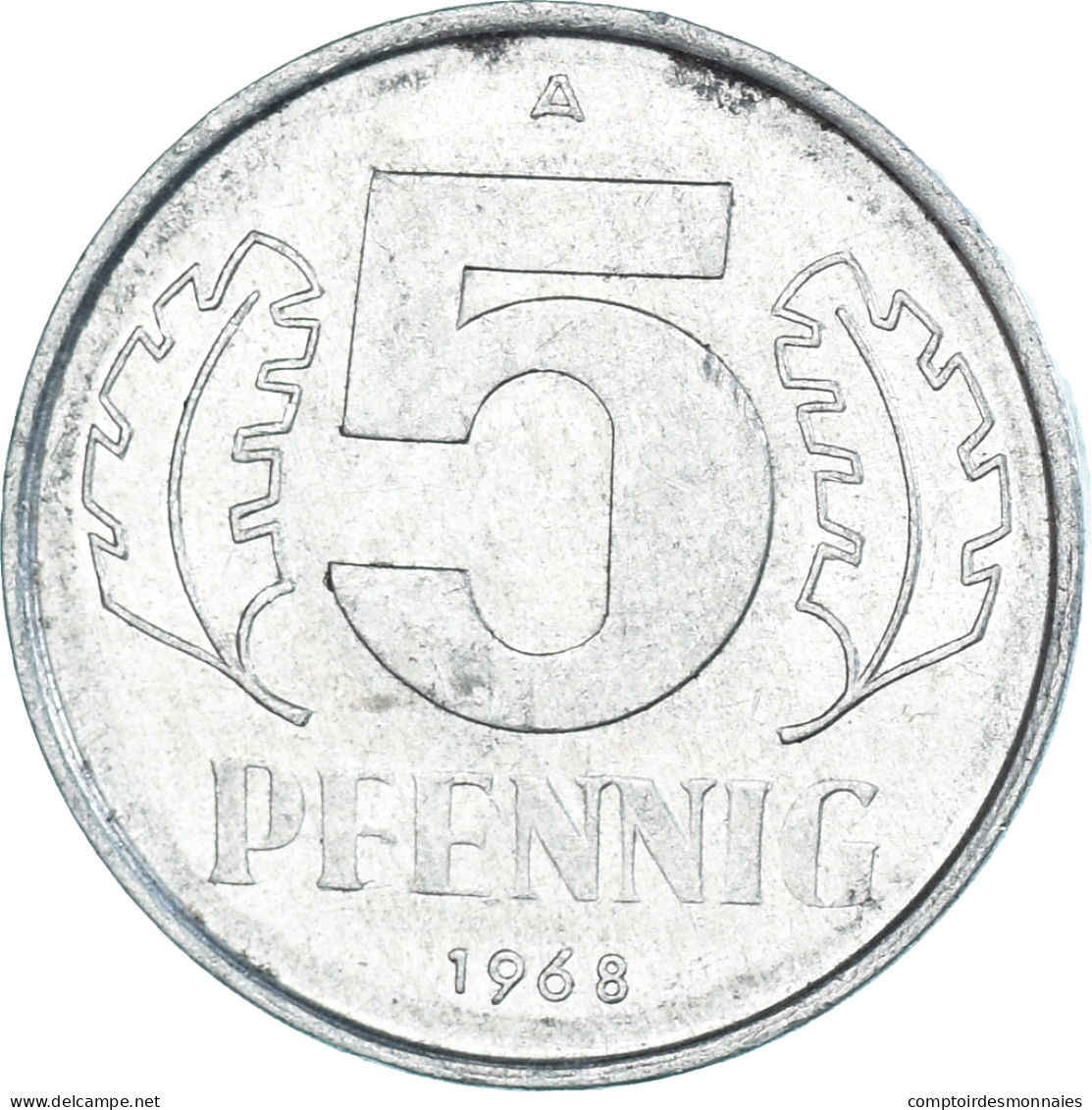 Monnaie, République Démocratique Allemande, 5 Pfennig, 1968 - 5 Pfennig