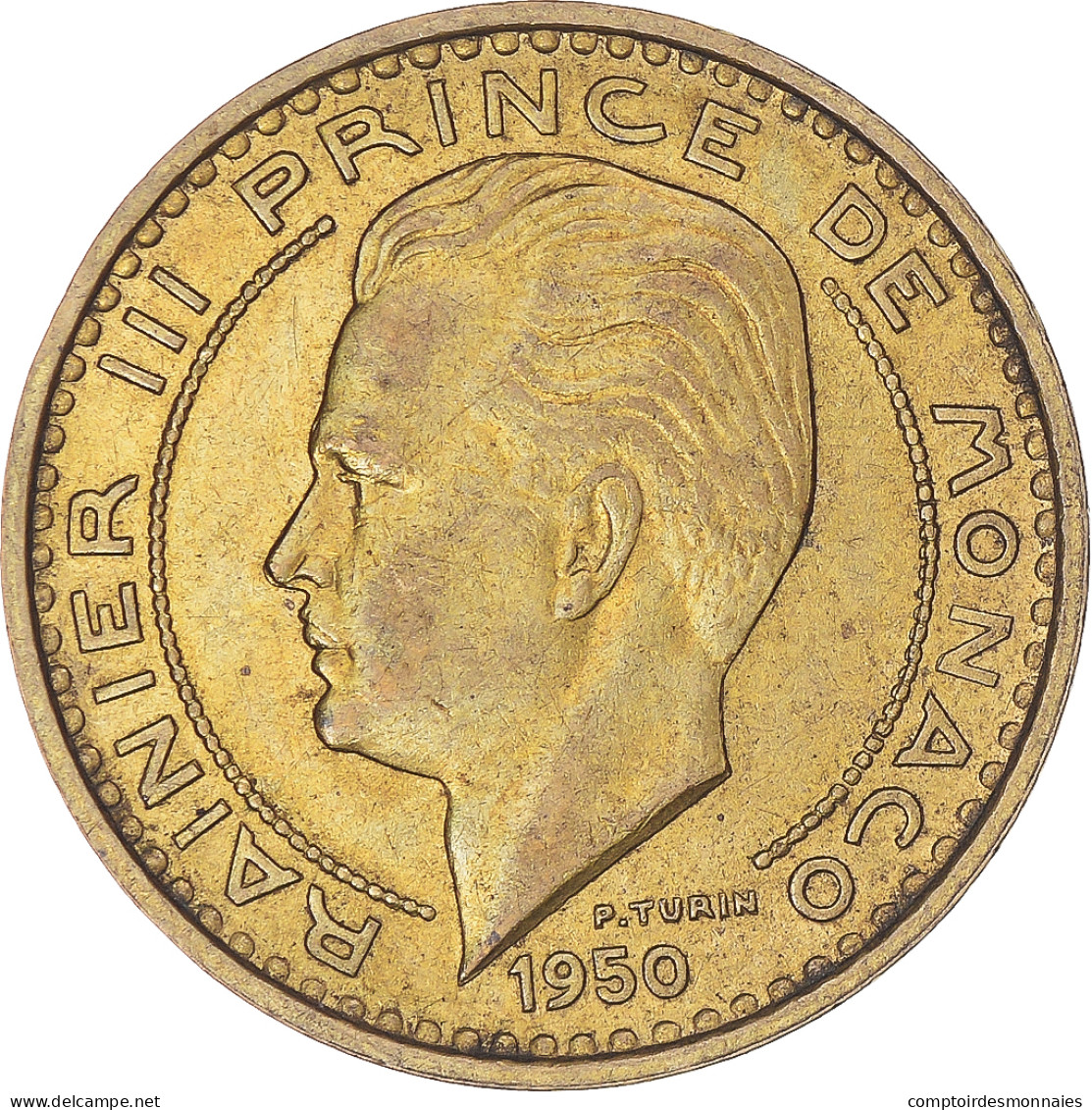 Monnaie, Monaco, 50 Francs, Cinquante, 1950 - 1949-1956 Old Francs
