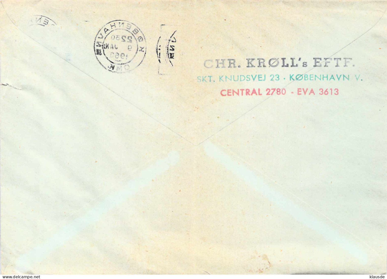 Lupo Cover Kopenhaven (Danmark) - Urbach Germany 1963 - Lettres & Documents