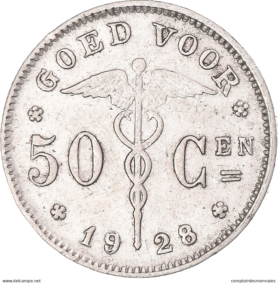 Monnaie, Belgique, 50 Centimes, 1928 - 50 Centimes