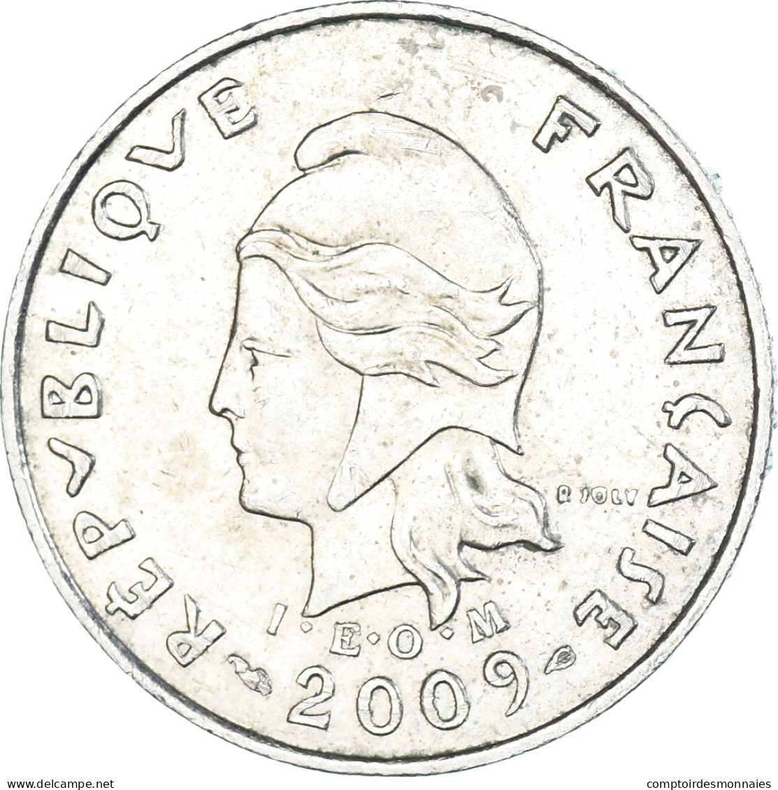 Monnaie, Polynésie Française, 10 Francs, 2009 - Polynésie Française