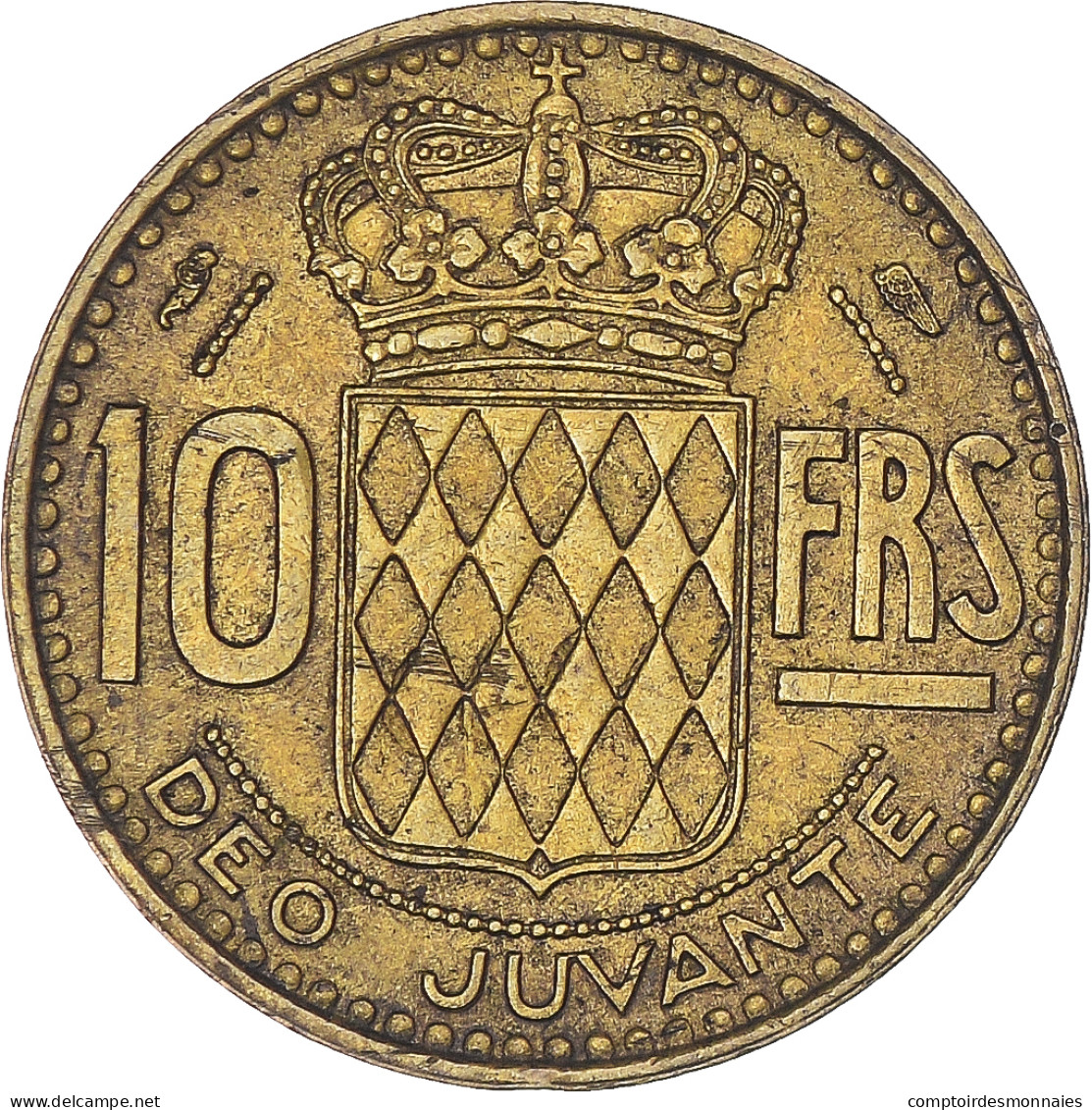 Monnaie, Monaco, 10 Francs, 1950 - 1949-1956 Anciens Francs