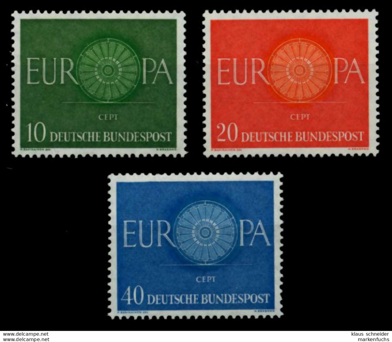 Bund / Nr. 337 - 339  / Europa  Postfrisch - Ungebraucht