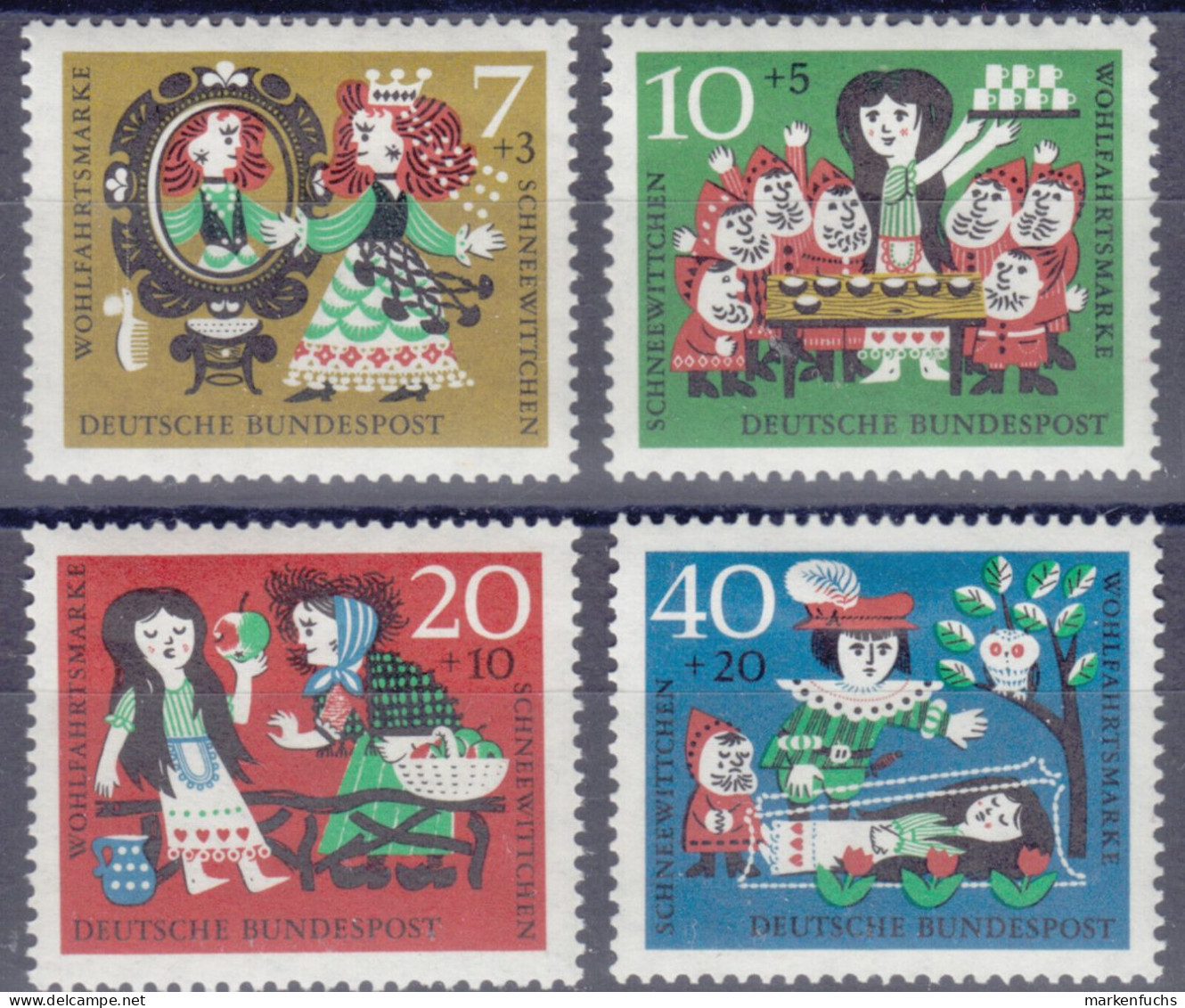 Bund / Nr. 385 - 388  /  Märchen  Postfrisch - Ungebraucht