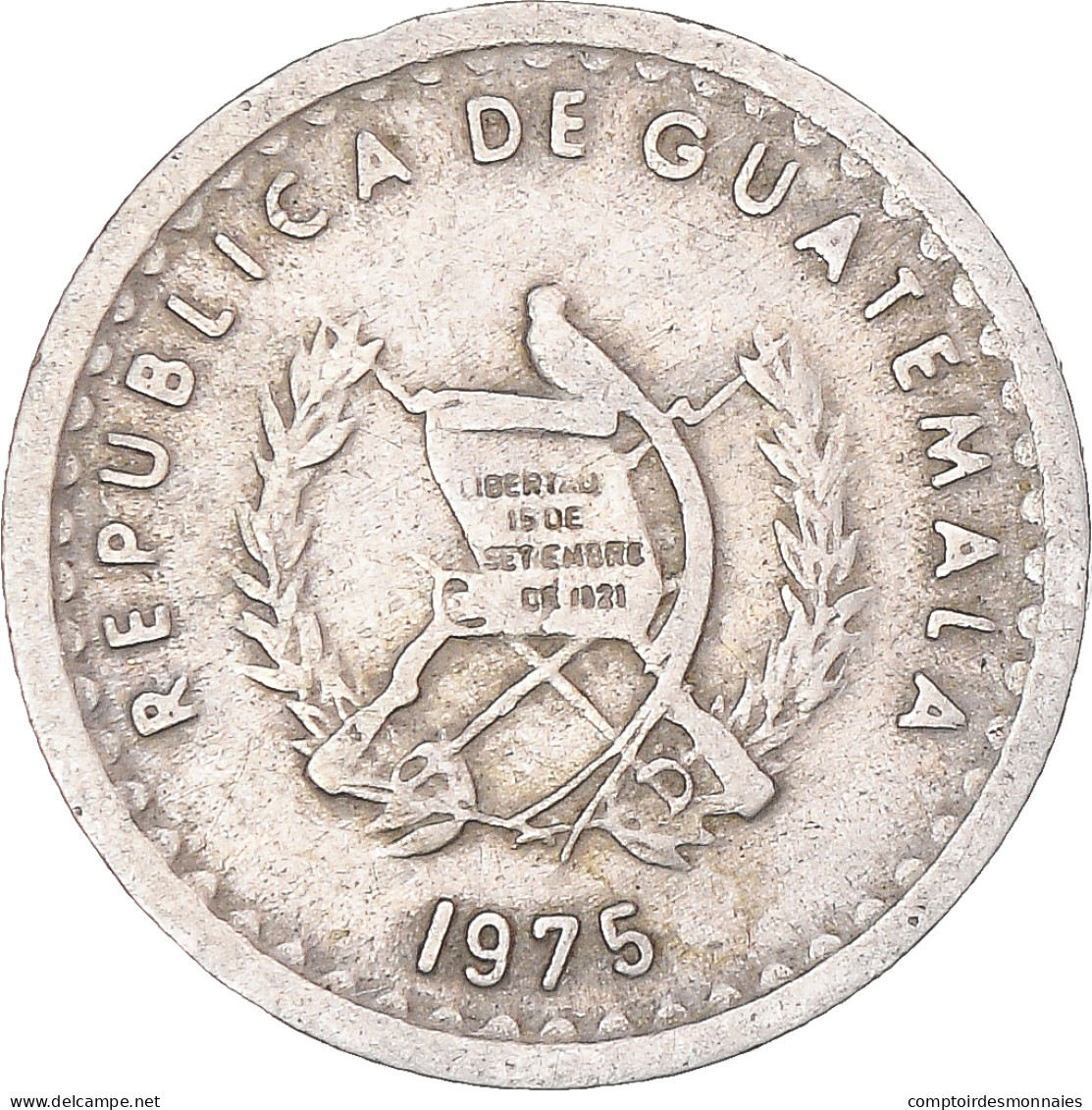 Monnaie, Guatemala, 5 Centavos, 1975 - Guatemala