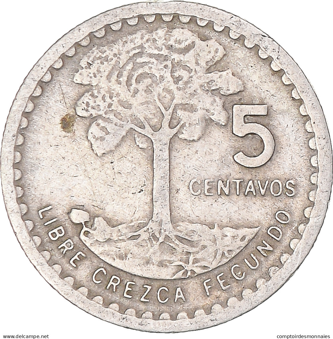 Monnaie, Guatemala, 5 Centavos, 1975 - Guatemala