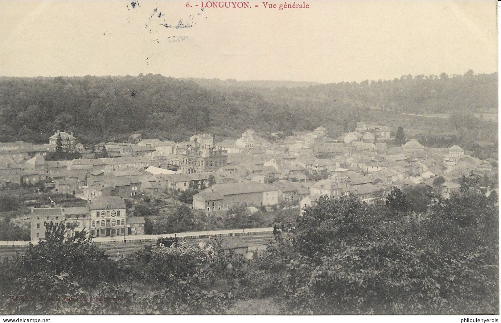 CPA 54 LONGUYON Vue Générale Superbe 1905 - Longuyon