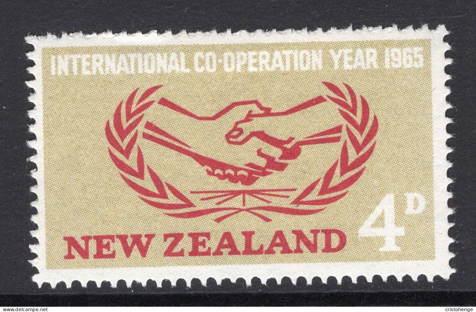 New Zealand 1965 International Co-operation Year HM (SG 833) - Nuevos