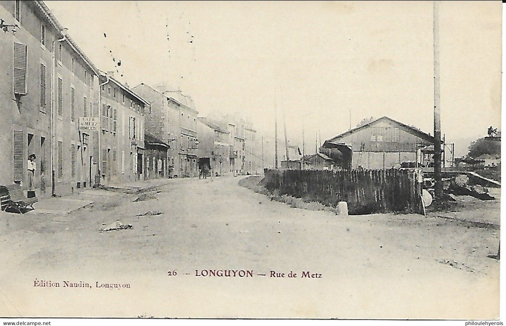 CPA 54 LONGUYON Rue De Metz 1907 Superbe - Longuyon
