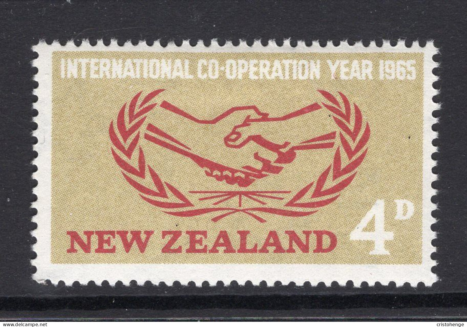 New Zealand 1965 International Co-operation Year HM (SG 833) - Neufs