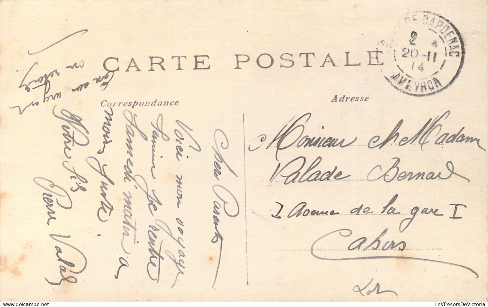 MILITARIA - FANTAISIE - Patriotique - Lettre Au Défenseur De La Patrie - Carte Postale Ancienne - Patrióticos