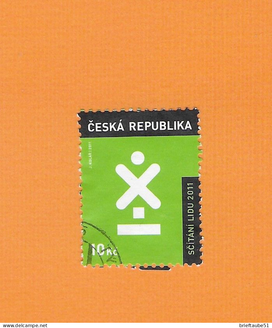 CZECH REPUBLIC 2011  Gestempelt°Used  MiNr. 665  "ZENSUS # Volkszählung" - Usati