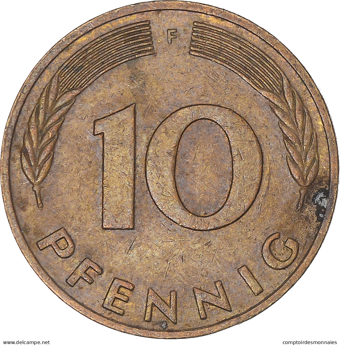 Monnaie, Allemagne, 10 Pfennig, 1990 - 10 Pfennig