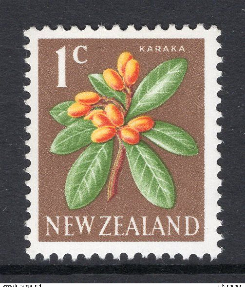 New Zealand 1967 Decimal Pictorials - Wmk. - 1c Manuka MNH (SG 846) - Neufs