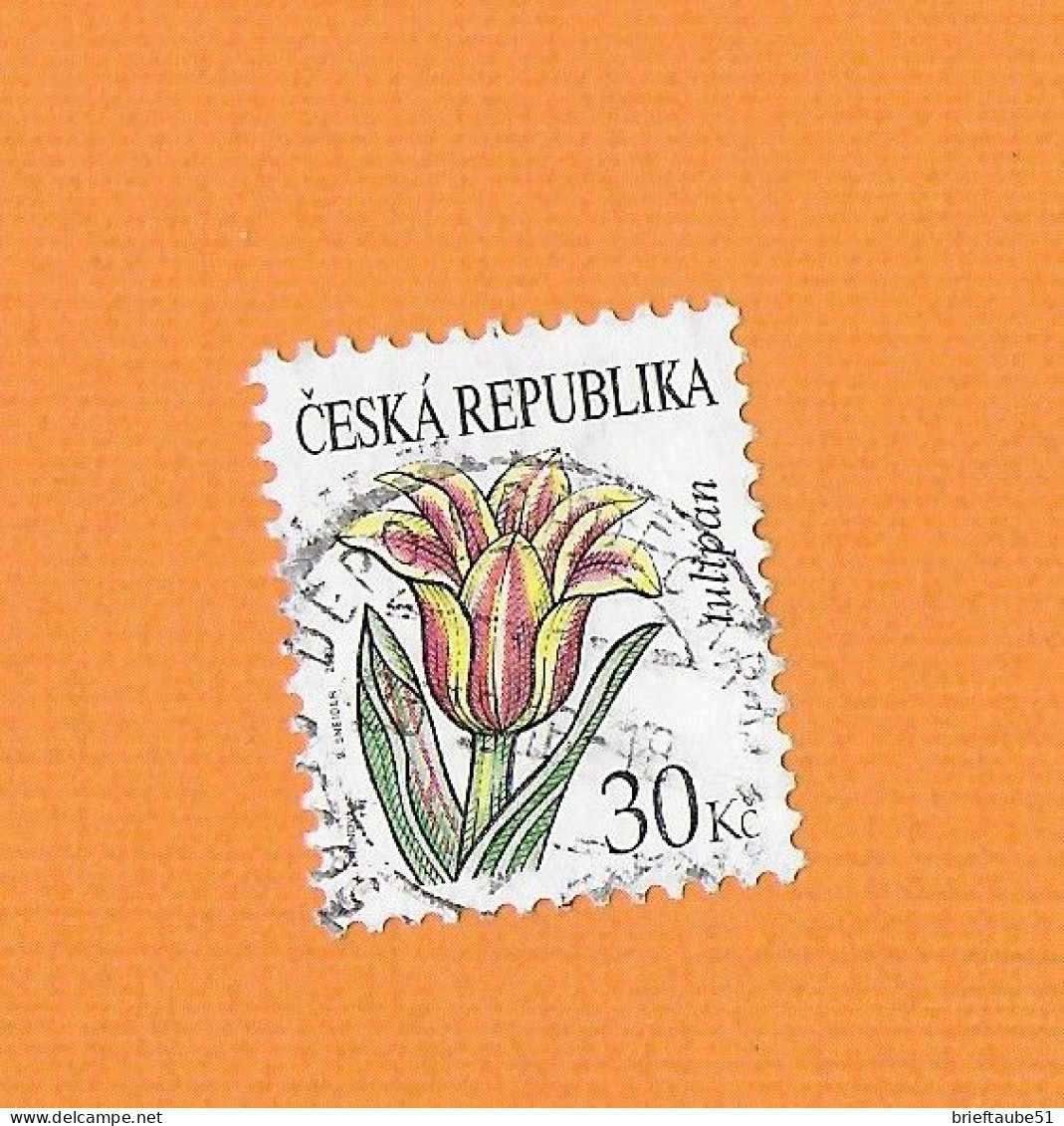 CZECH REPUBLIC 2010  Gestempelt°Used  MiNr. 650  "BLUMEN: TULPE" - Used Stamps