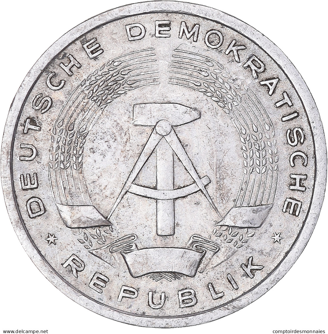 Monnaie, République Démocratique Allemande, 1 Deutsche Mark, 1956 - 1 Mark