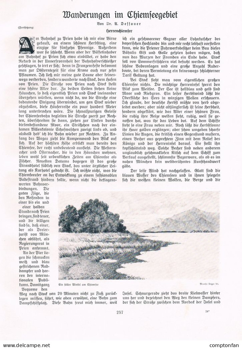 A102 1364 Herrenchiemsee Chiemsee Herreninsel Artikel / Bilder 1910 - Andere & Zonder Classificatie