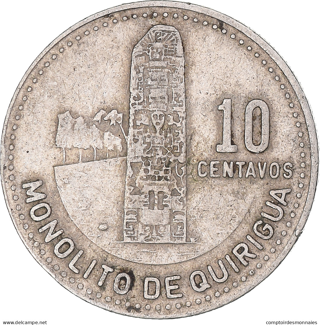 Monnaie, Guatemala, 10 Centavos, 1986 - Guatemala