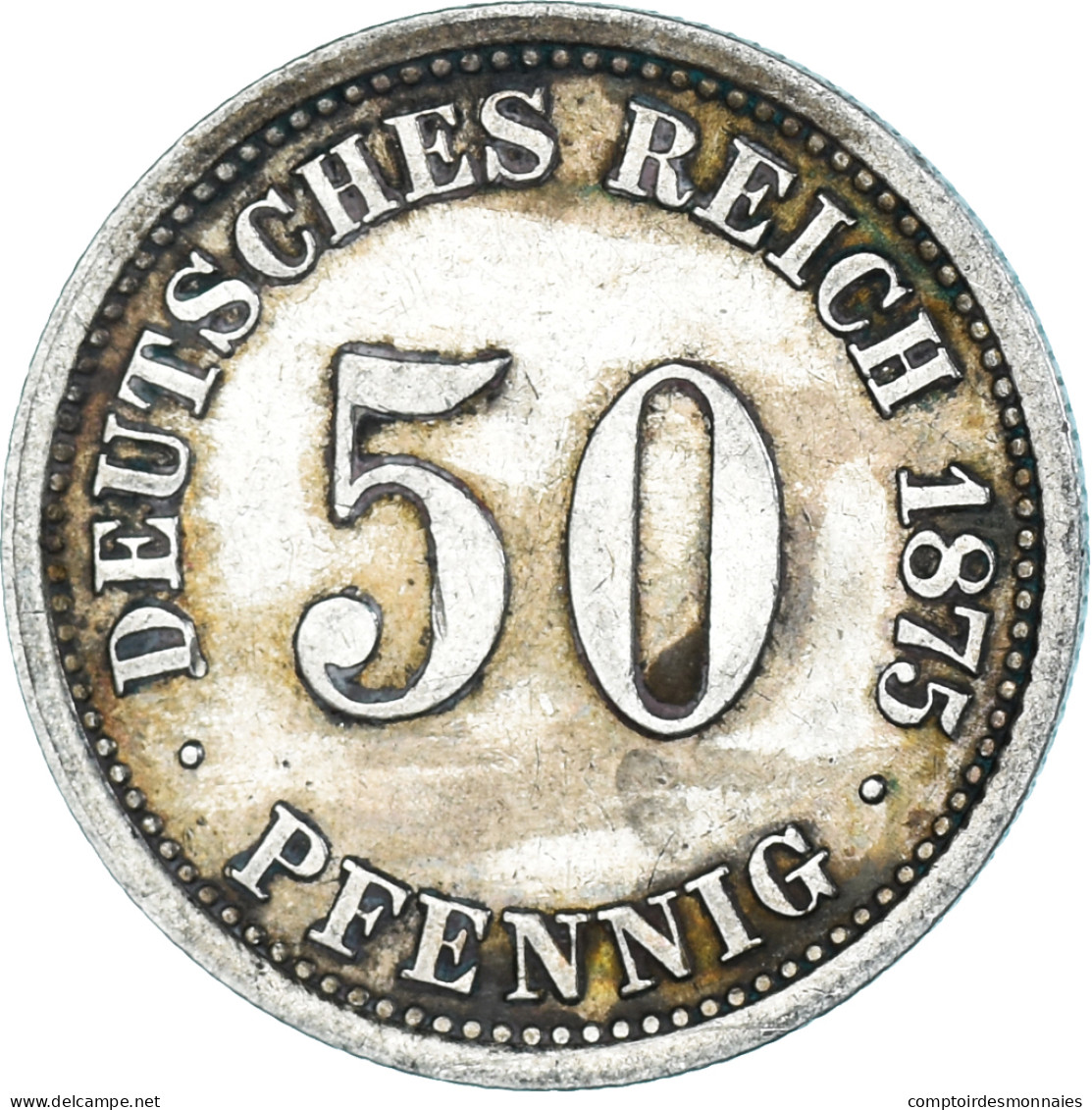 Monnaie, Allemagne, 50 Pfennig, 1875 - 50 Pfennig