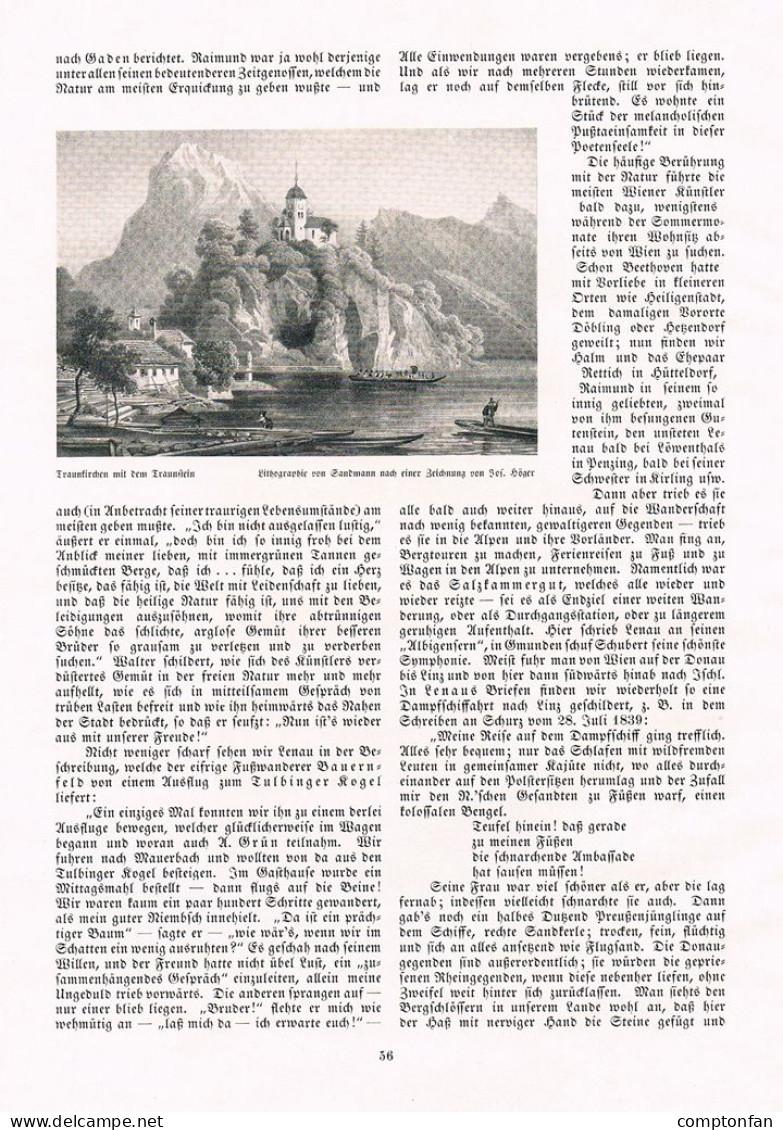 A102 1371 Wiener Dichter Alpenreisen Salzburg Artikel / Bilder 1913 - Autres & Non Classés