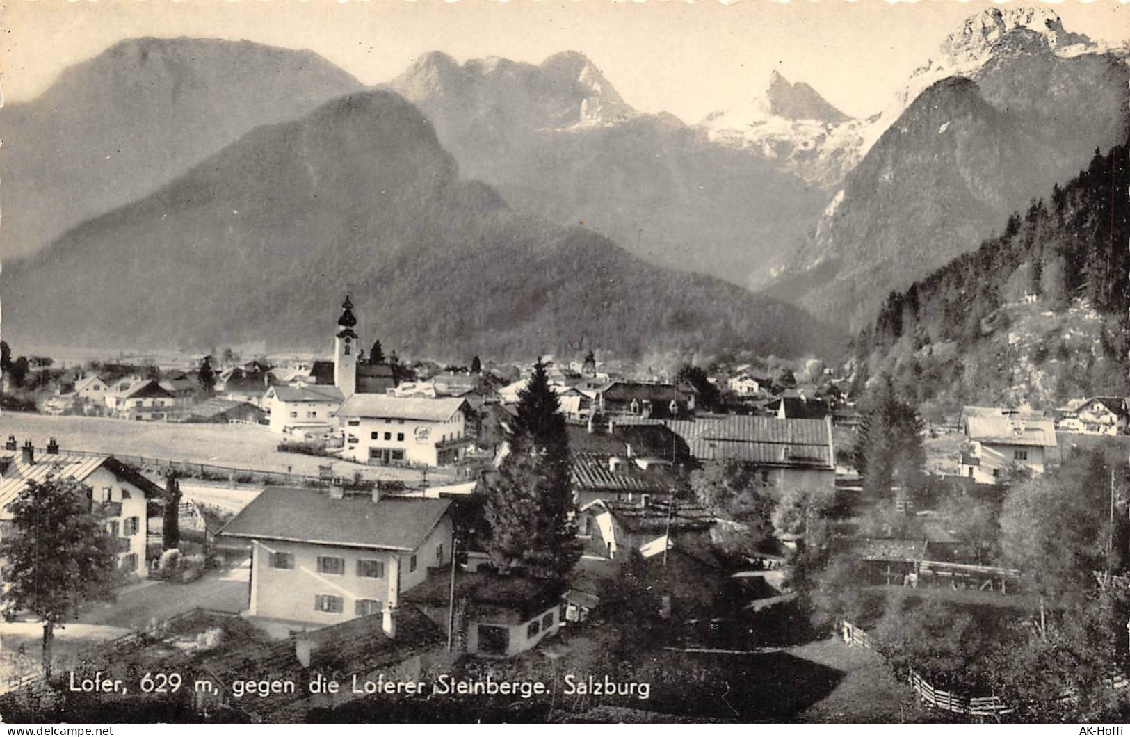 Lofer, 629 M, Gegen Die Loferer Steinberge. Salzburg (2755) - Lofer