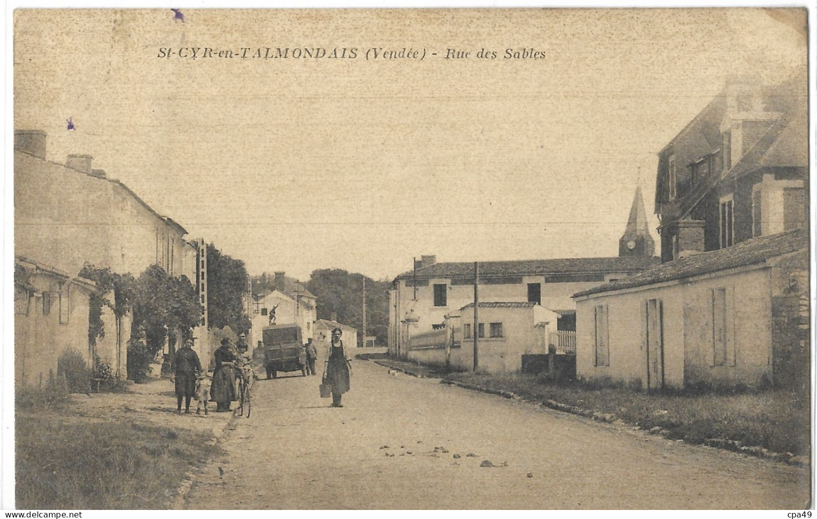 85     ST - CYR - EN - TALMONDAIS  RUE  DES  SABLES - Autres & Non Classés