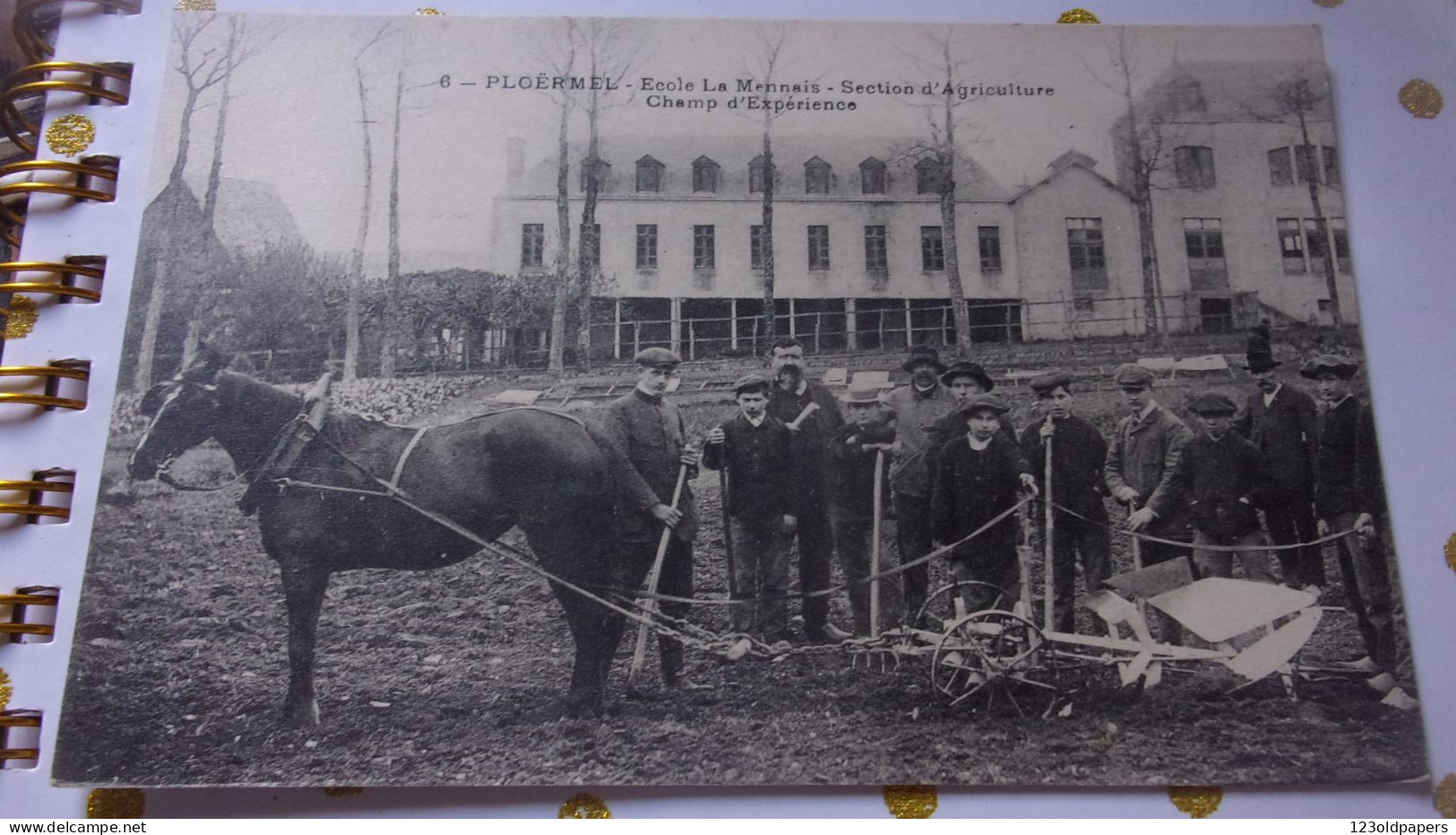 56 PLOERMEL ECOLE D AGRICULTURE CHAMP D EXPERIENCE LA MENNAIS VOYAGEE - Ploërmel