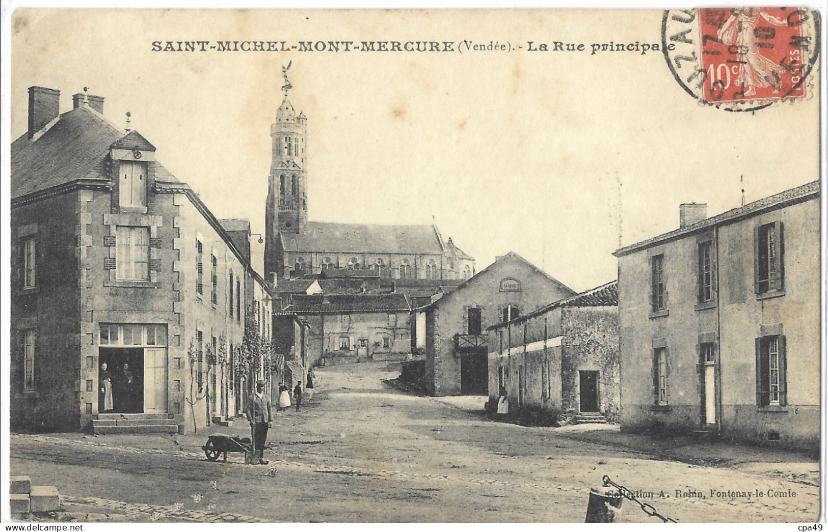 85     SAINT - MICHEL - MONT - MERCURE   LA  RUE  PRINCIPALE - Altri & Non Classificati