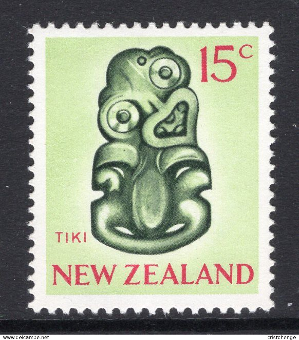 New Zealand 1967-70 Decimal Pictorials - 15c Tiki MNH (SG 874) - Nuevos