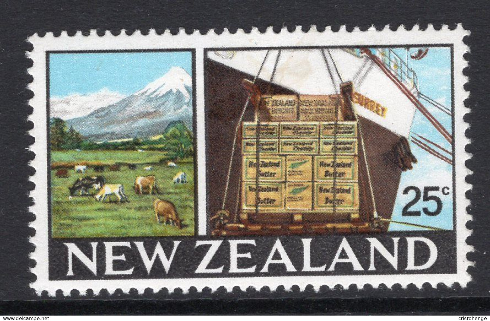 New Zealand 1967-70 Decimal Pictorials - 25c Dairy HM (SG 877) - Nuevos