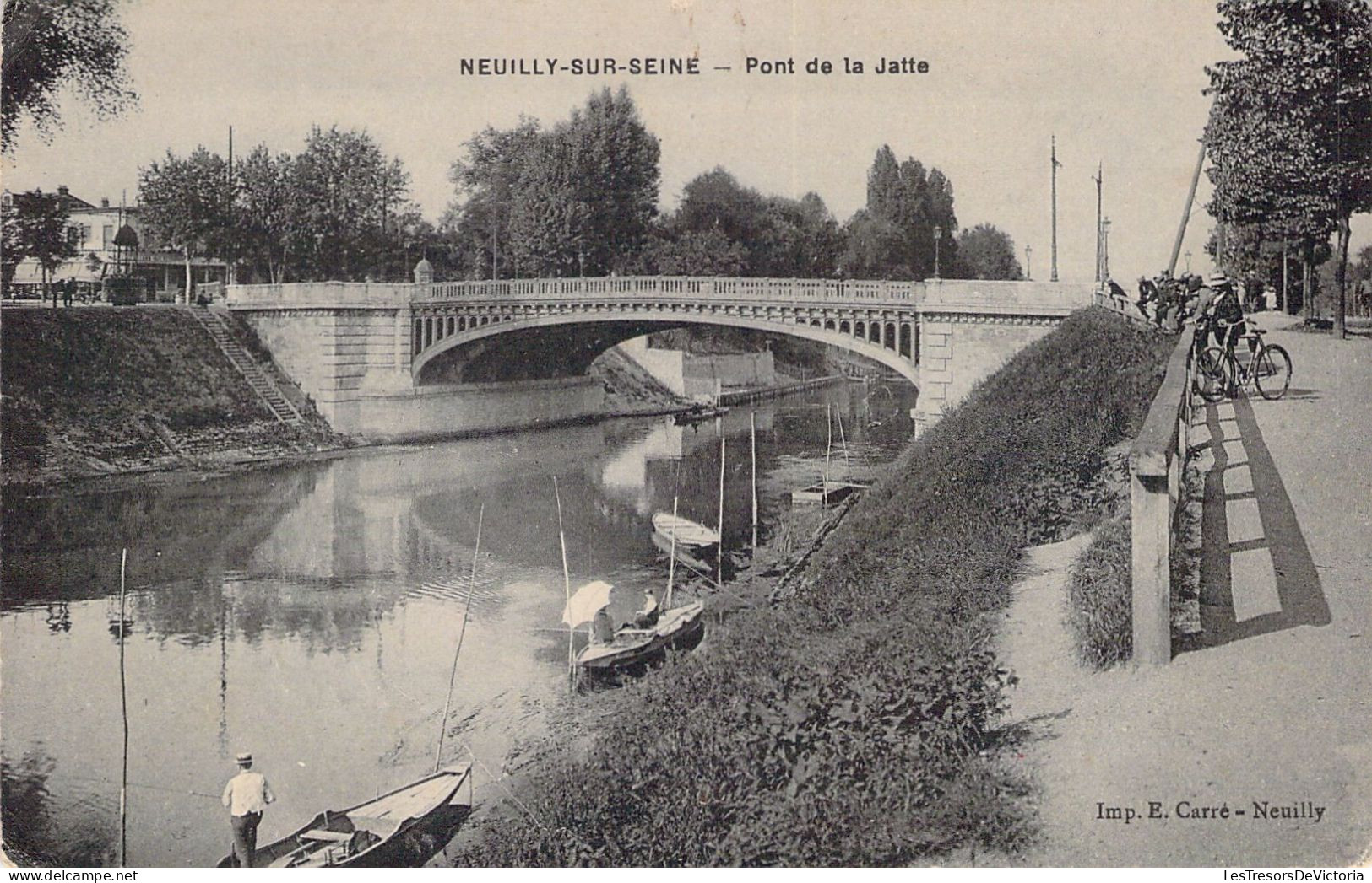 FRANCE - 92 - NEUILLY SUR SEINE - Pont De La Jatte - Carte Postale Ancienne - Neuilly Sur Seine