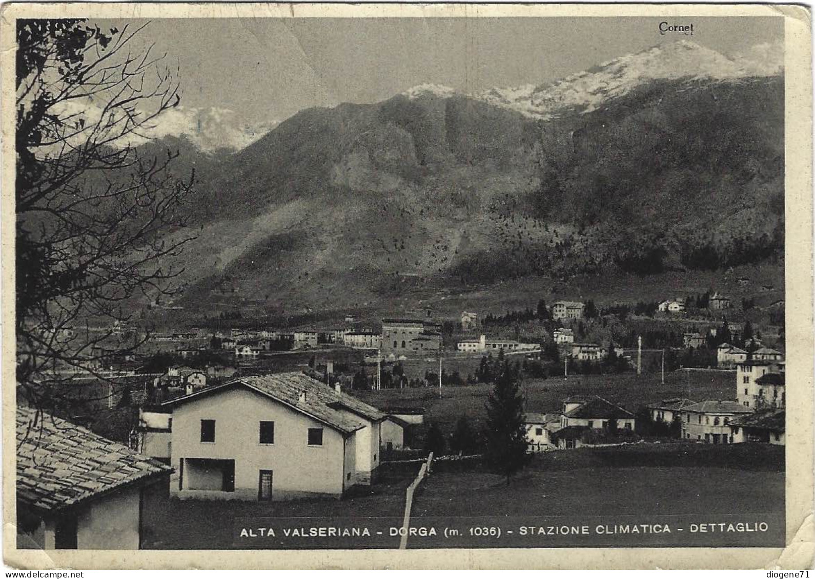 Alta Valseriana Dorga Stazione Clmatica 1951 - Monza