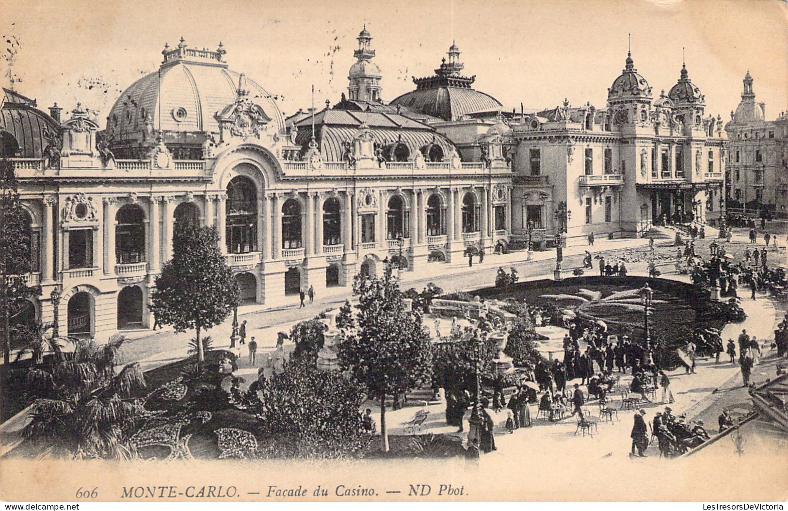 MONACO - Monte Carlo - Façade Du Casino - Carte Postale Ancienne - Monte-Carlo