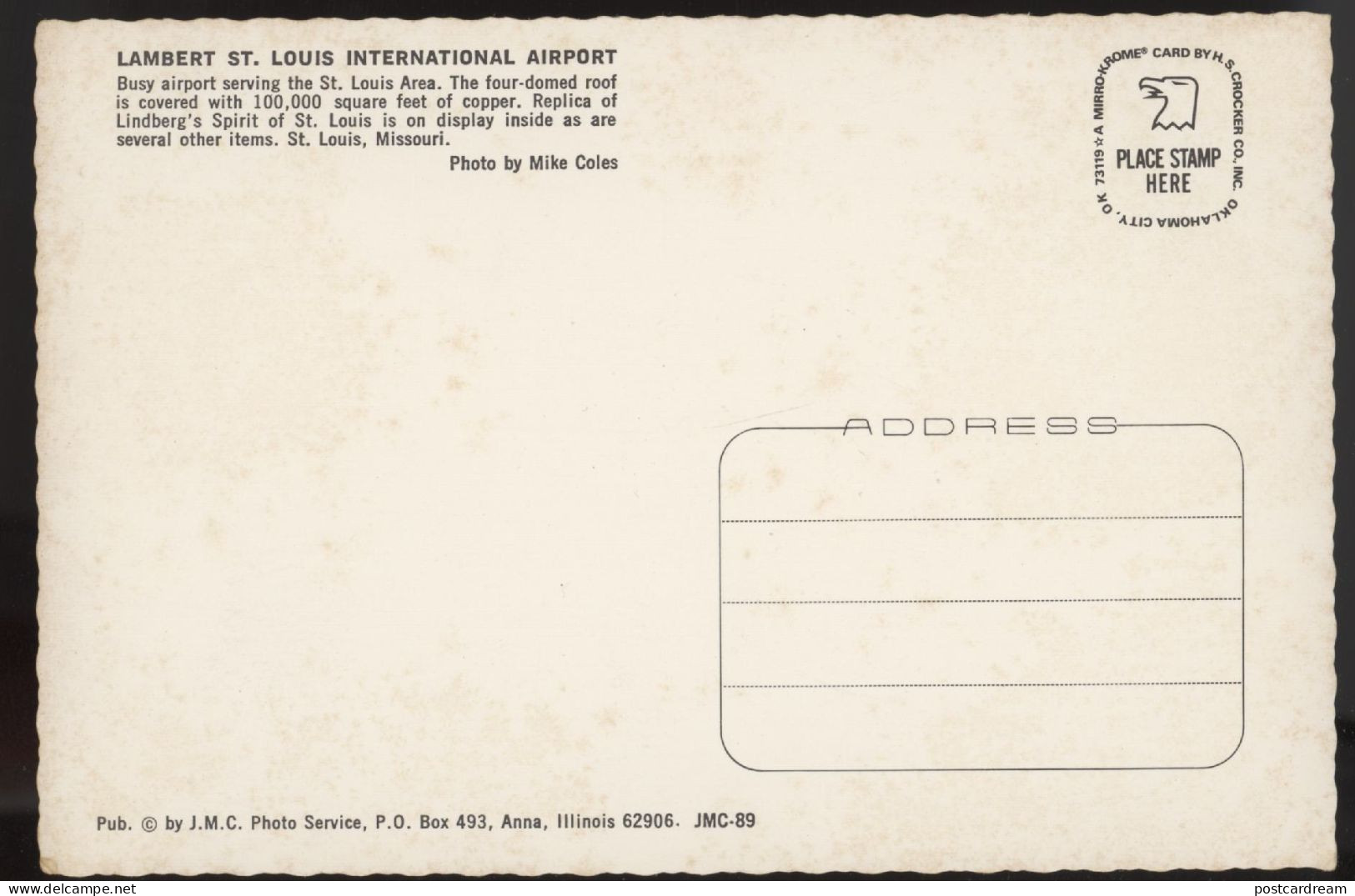 St. Louis MO Missouri LAMBERT AIRPORT Postcard 1970s - St Louis – Missouri