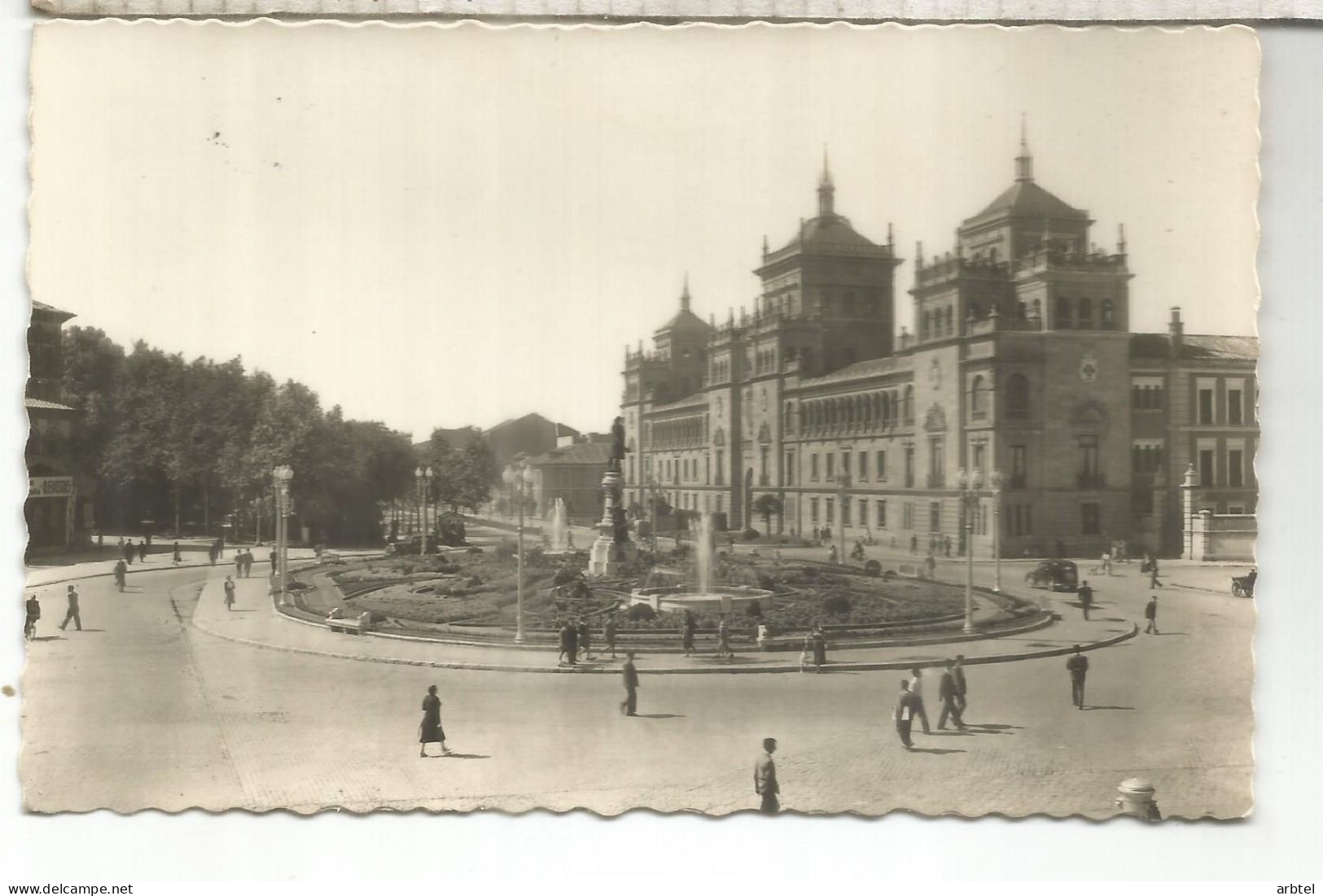 VALLADOLID PLAZA ZORRILLA SIN ESCRIBIR - Valladolid